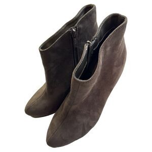 Michael Antonio Brown Wedge Boots Size 10